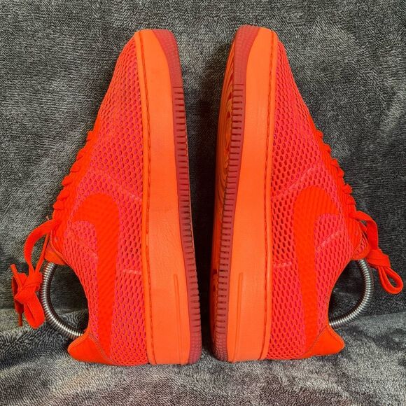 Nike Air Force 1 Low Upstep BR Women’s Size 9 – Bright Crimson/Orange - Picture 6 of 8